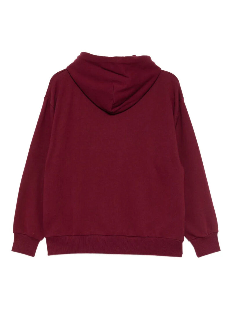 CHOCOOLATE  embroidered-logo zip-up hoodie