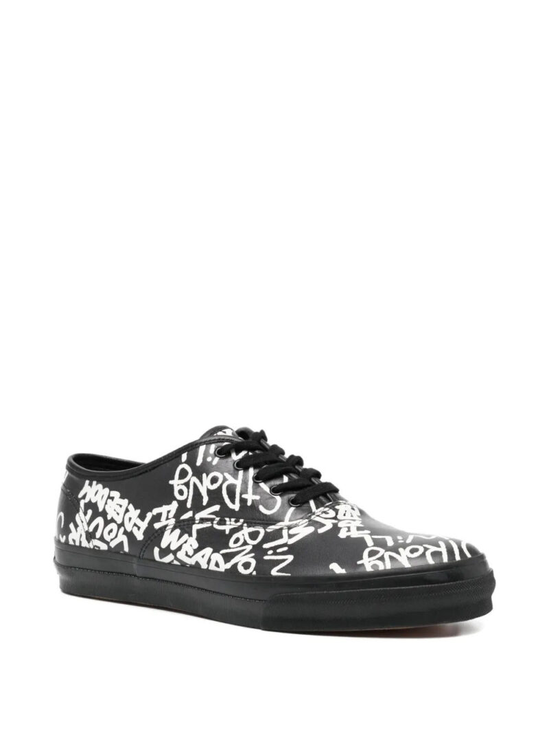 Comme Des Garçons Comme Des Garçons slogan-print sneakers