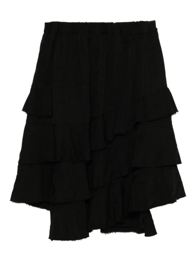 Black Comme Des Garçons ruffled skirt