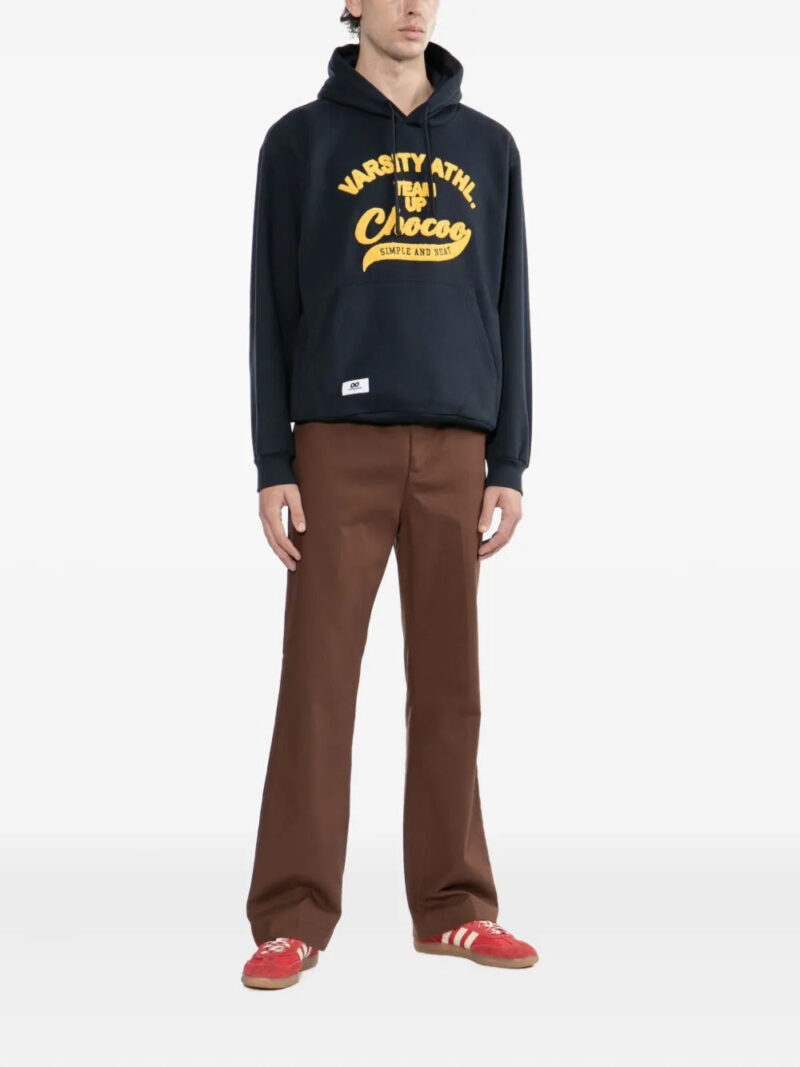 CHOCOOLATE  logo-appliqué hoodie