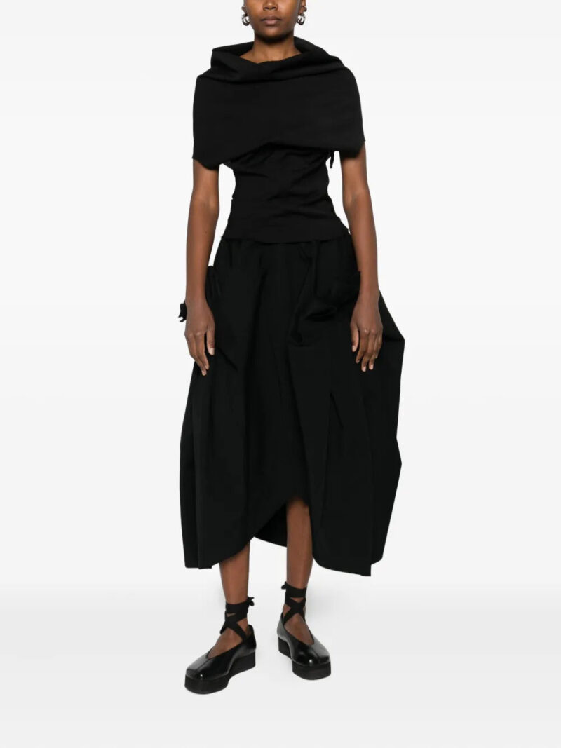 Comme Des Garçons ruffled lace skirt