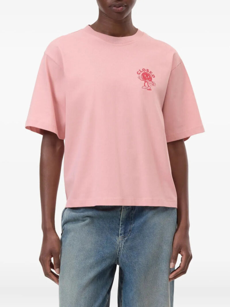Closed  graphic-print cotton T-shirt
