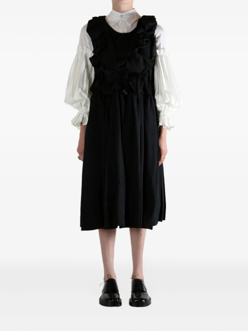 Comme Des Garçons  wool midi dress