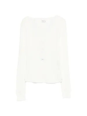 Chloé  scoop-neck Henley T-shirt