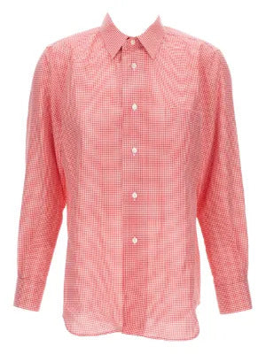Comme Des Garçons  long-sleeved checked shirt