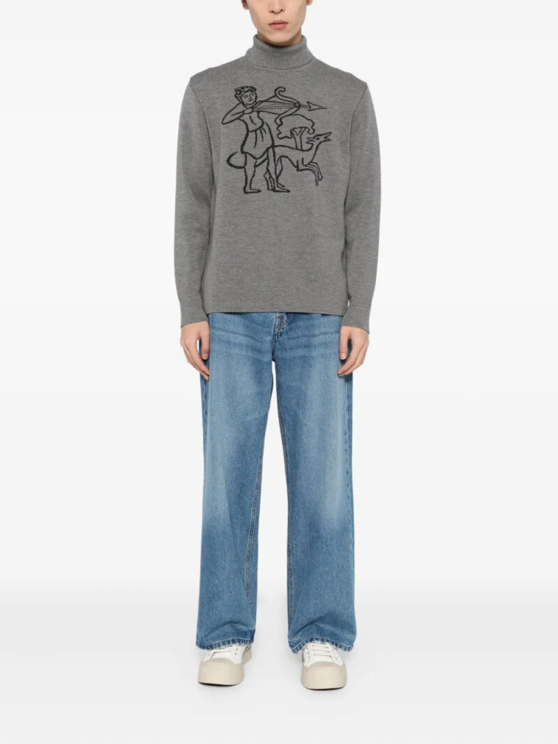 CHATEAU ORLANDO ribbed turtleneck sweater