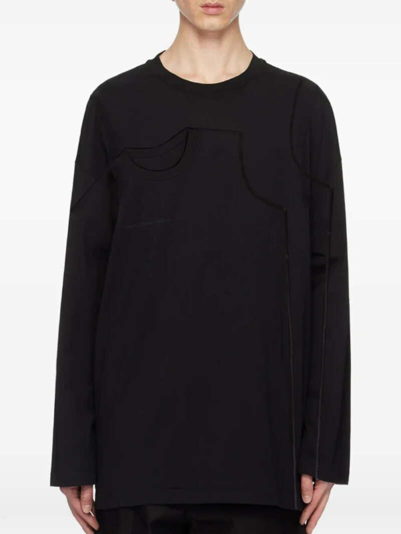 Feng Chen Wang  cutout long-sleeve T-shirt