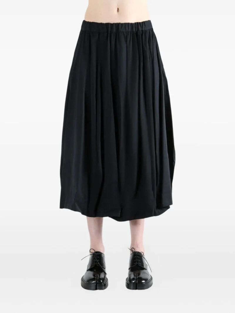Comme Des Garçons  pleated wool skirt