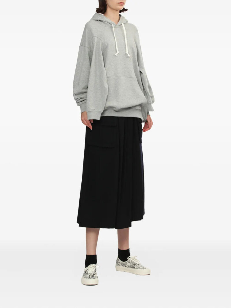 Comme Des Garçons Comme Des Garçons  elasticated-waistband midi skirt