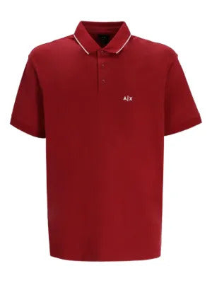 Armani Exchange  piped logo polo shirt