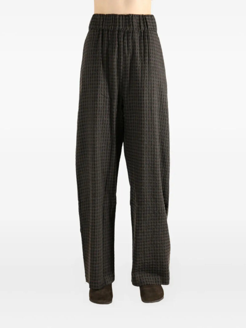 Cortana  jacquard checks trousers