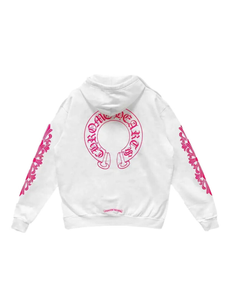 Chrome Hearts  horseshoe-logo graphic hoodie