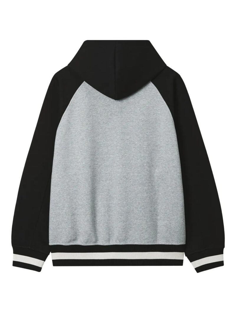 CHOCOOLATE  appliqué buttoned hoodie
