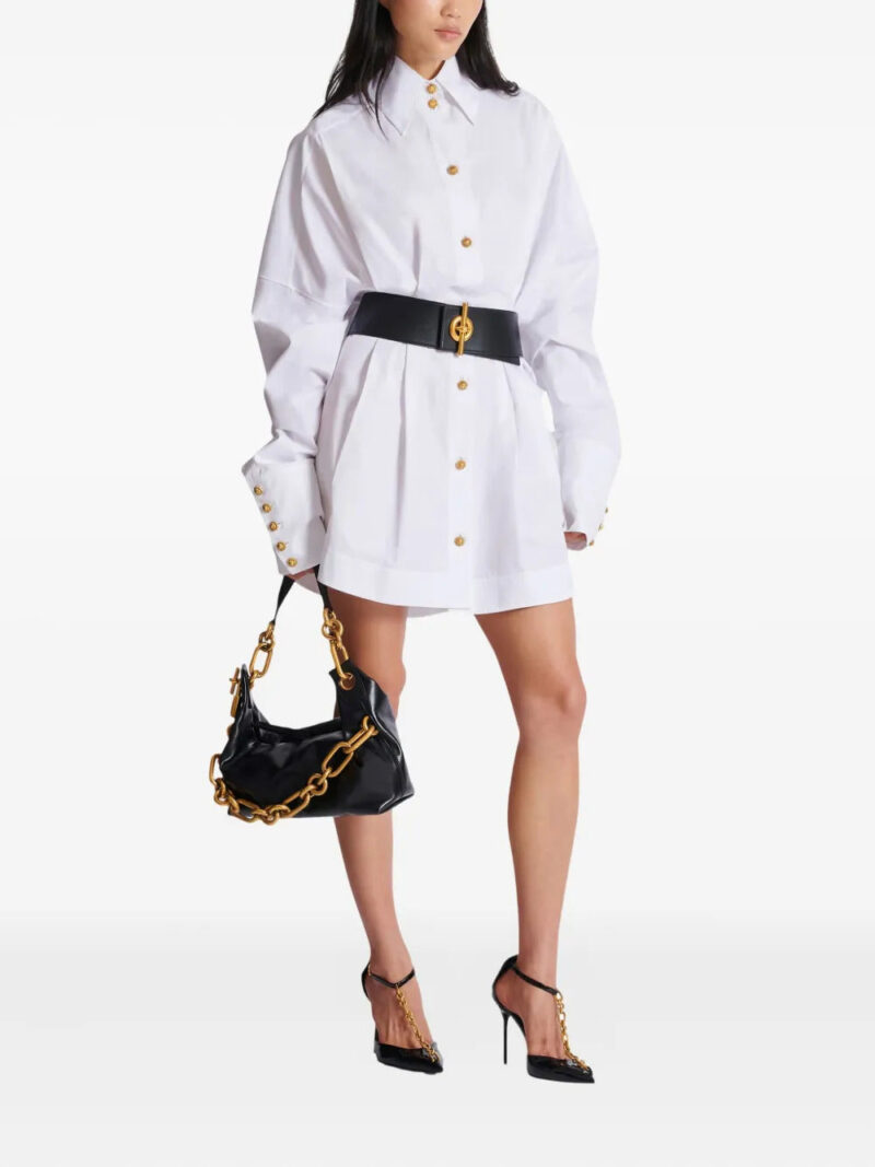 Balmain  buttoned poplin shirt dress
