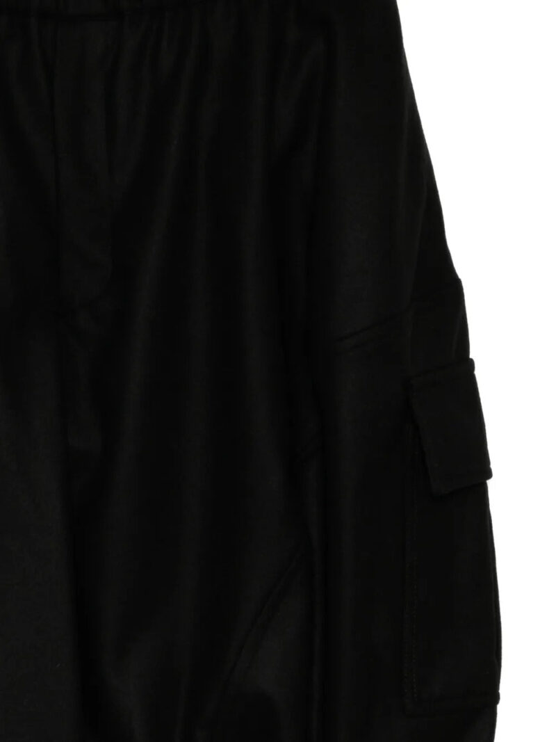 Black Comme Des Garçons  asymmetric pocket skirt