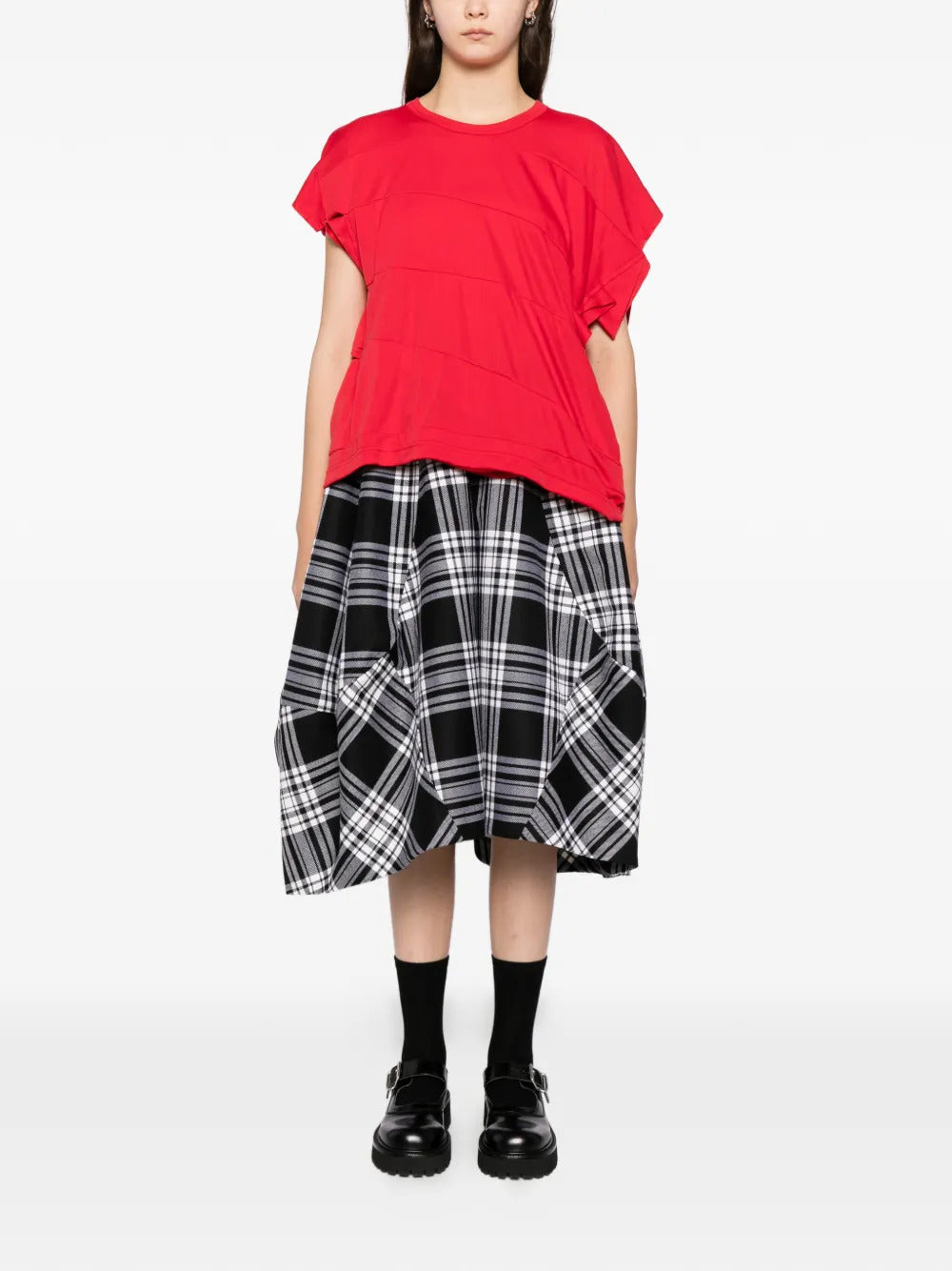Comme Des Garçons plaid skorts - Image 4