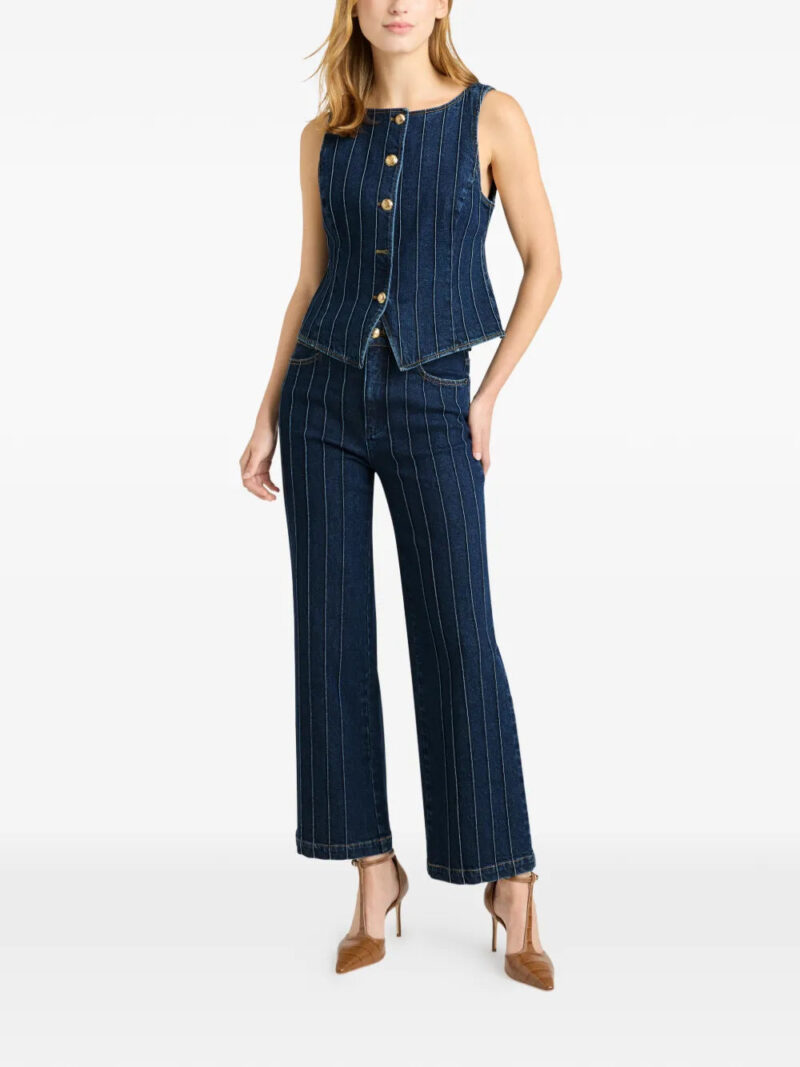 Cinq A Sept  Camen pintuck jeans
