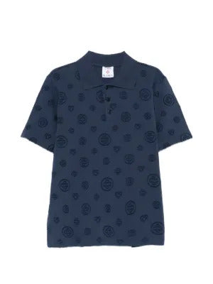 Casablanca  monogram polo shirt