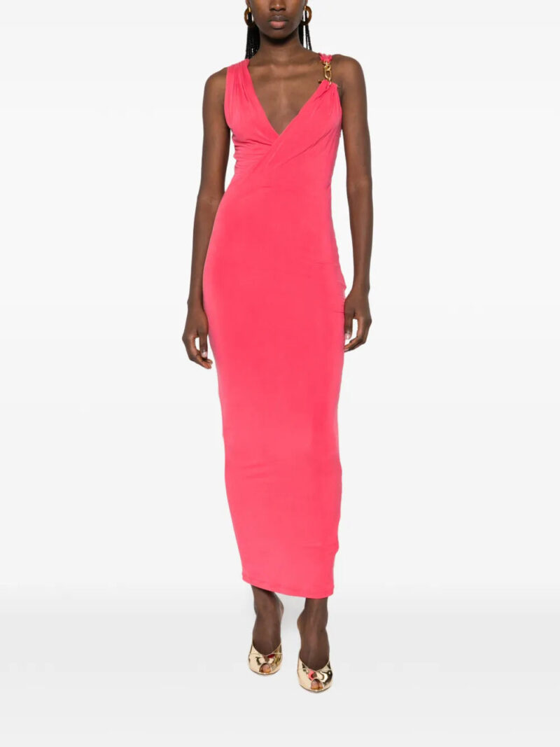 Balmain  draped-effect sleeveless dress