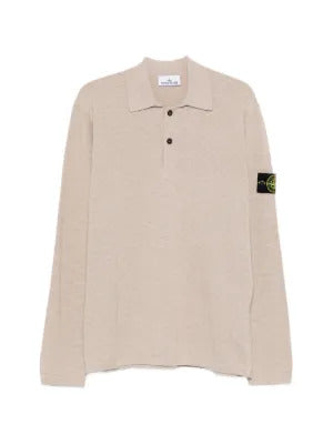 ason Stone Island  logo-patch polo shirt