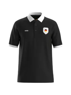 BOSS  emblem-detail polo shirt