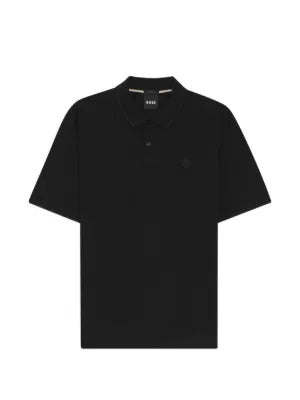 BOSS  logo-detail cotton polo shirt