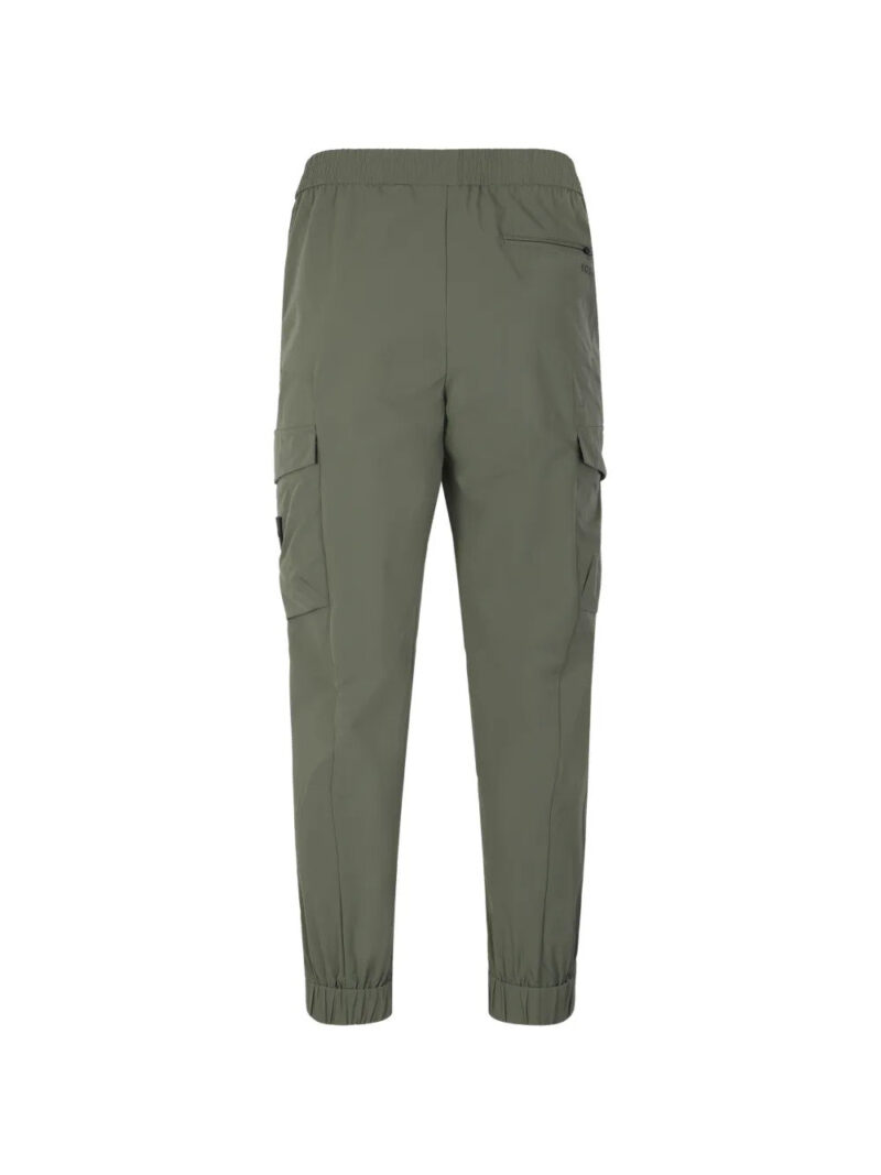 BOSS elasticated-waist poplin cargo pants