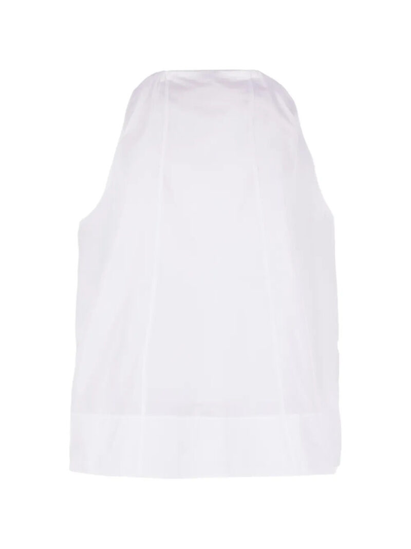 Co  gathered sleeveless top