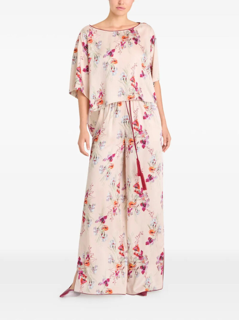 Cinq A Sept  floral print layered blouse