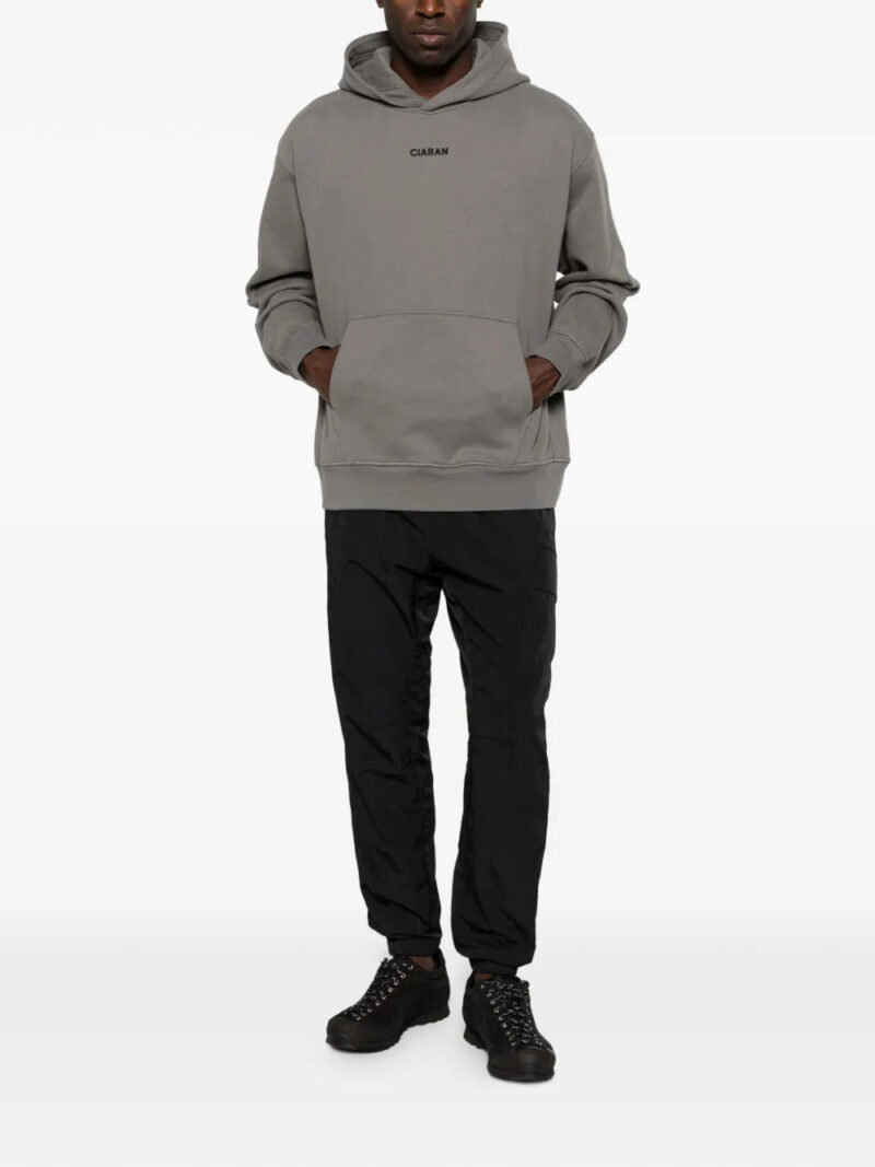 CIARAN logo-embroidered hoodie