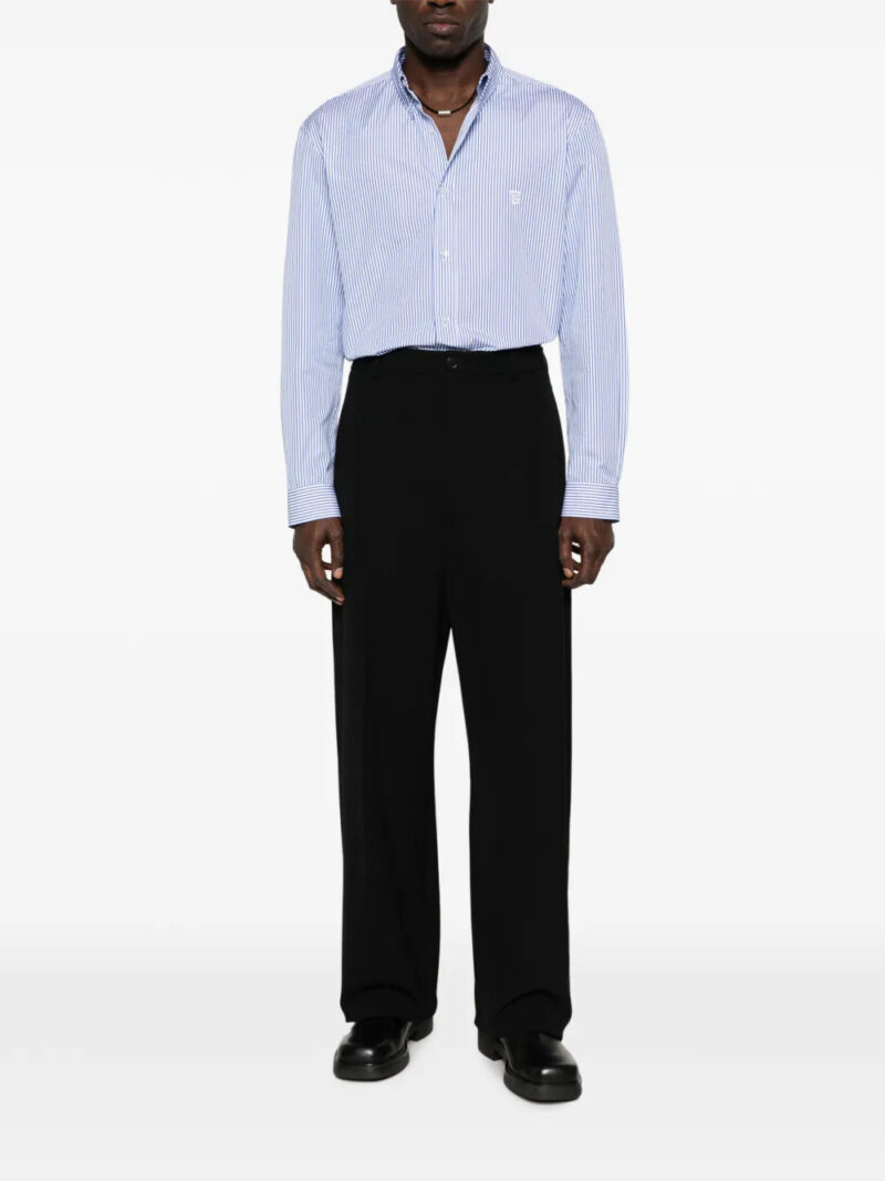 Balmain striped-pattern shirt
