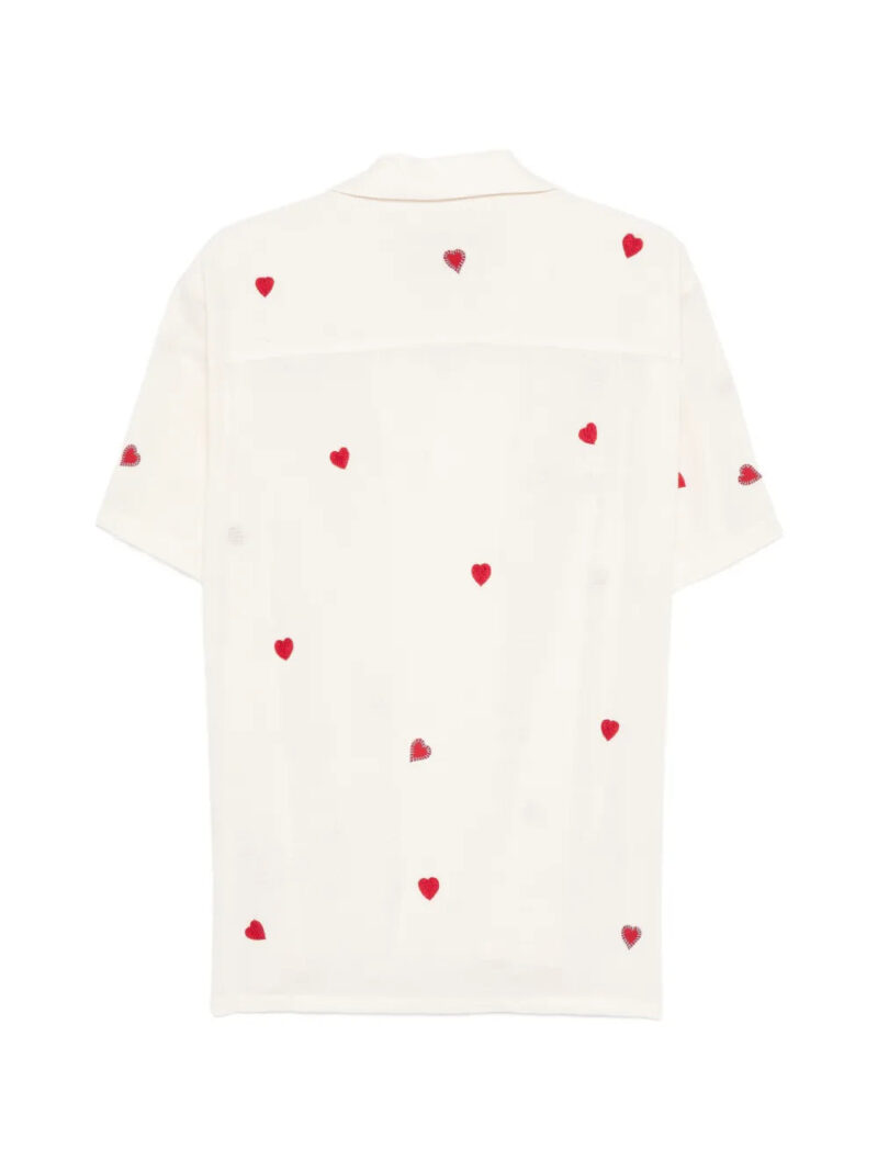 Baziszt  heart-motif short-sleeve shirt