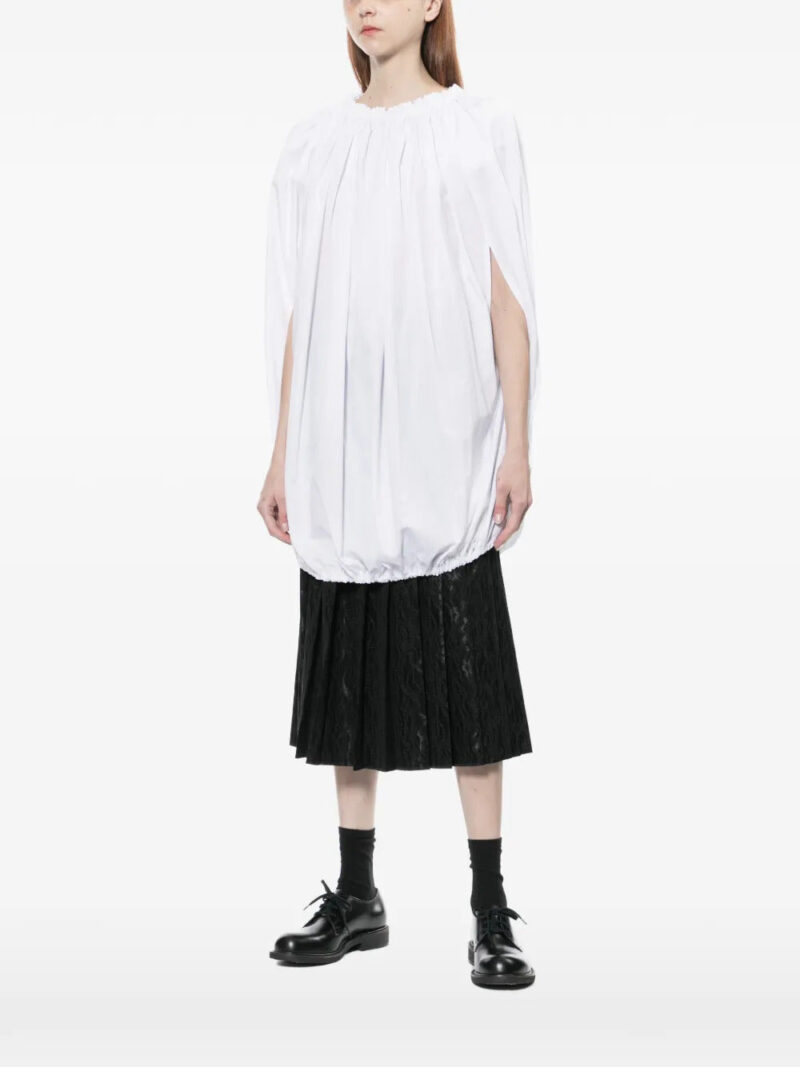 Comme Des Garçons gathered blouse
