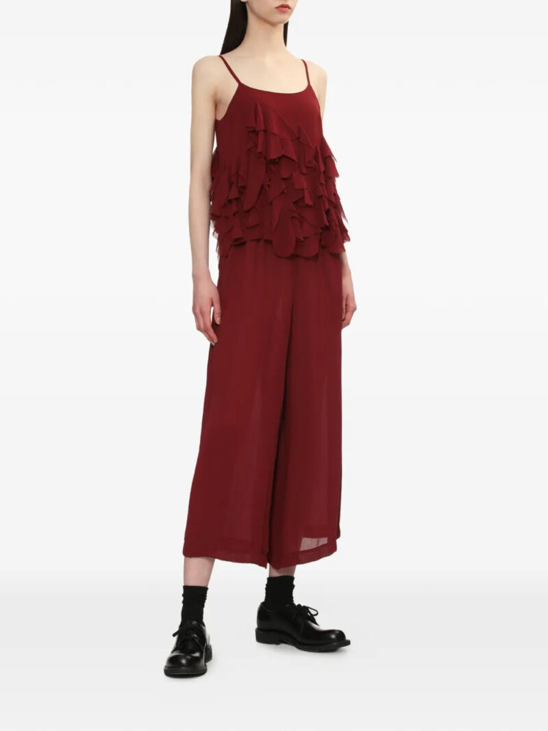 Comme Des Garçons Comme Des Garçons  ruffled spaghetti-strap top