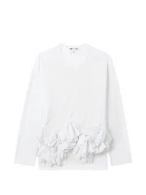 Comme Des Garçons  ruffled long-sleeve top