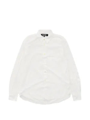 Black Comme Des Garçons  patch-pocket shirt