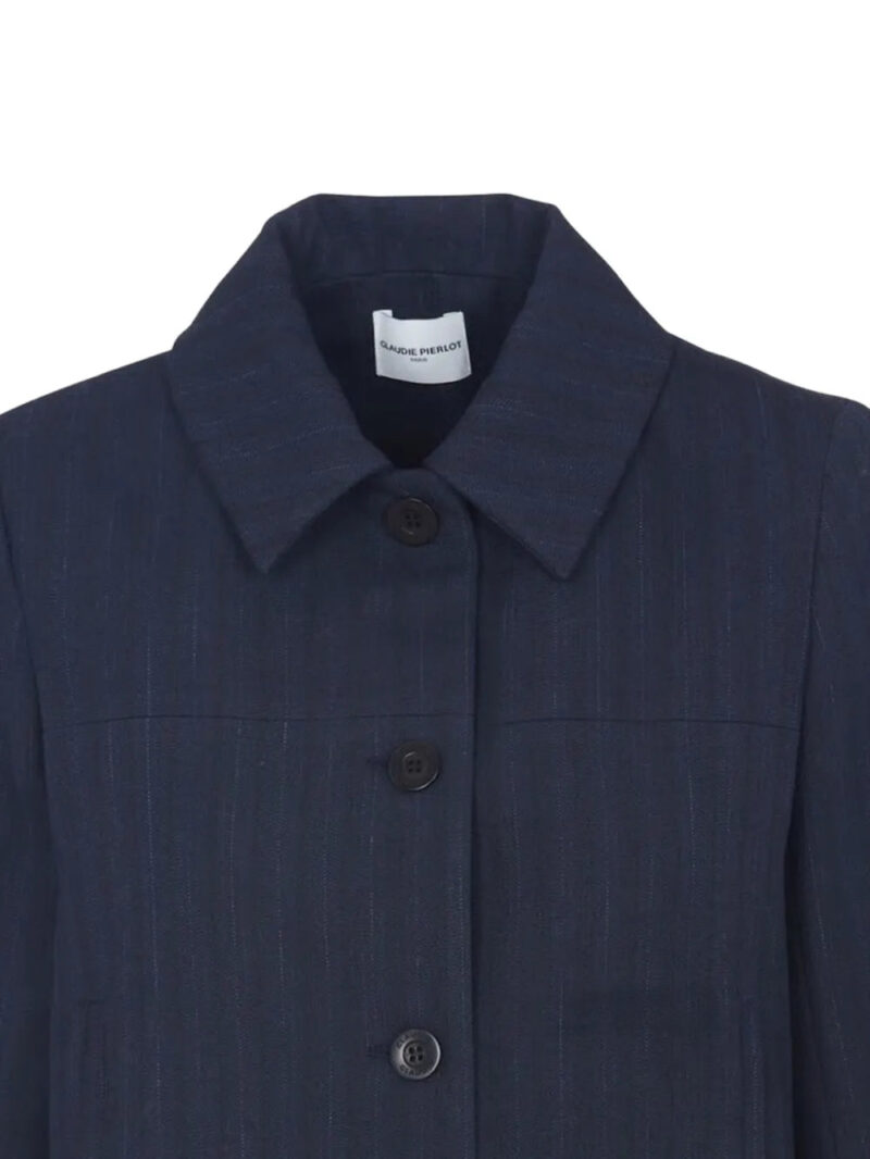 Claudie Pierlot  button pinstripe jacket