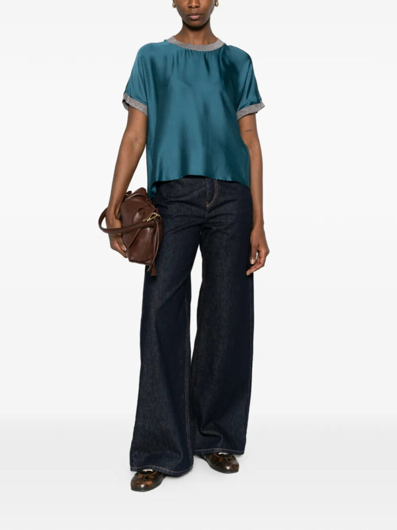 COLLECTION PRIVEE? embellished crew-neck blouse