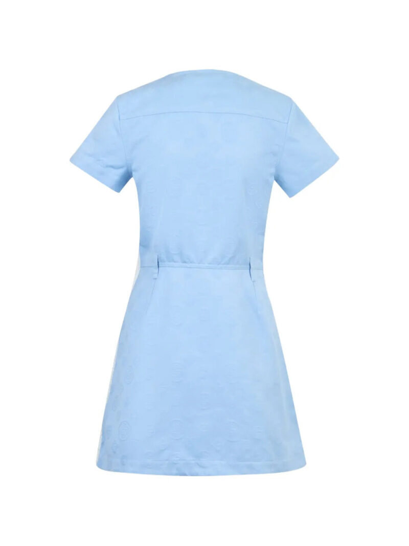 Casablanca monogram-pattern mini dress