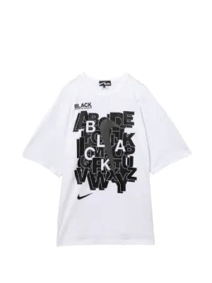 Black Comme Des Garçons  x Nike logo-print T-shirt