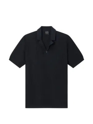 Armani Exchange  button ribbed polo