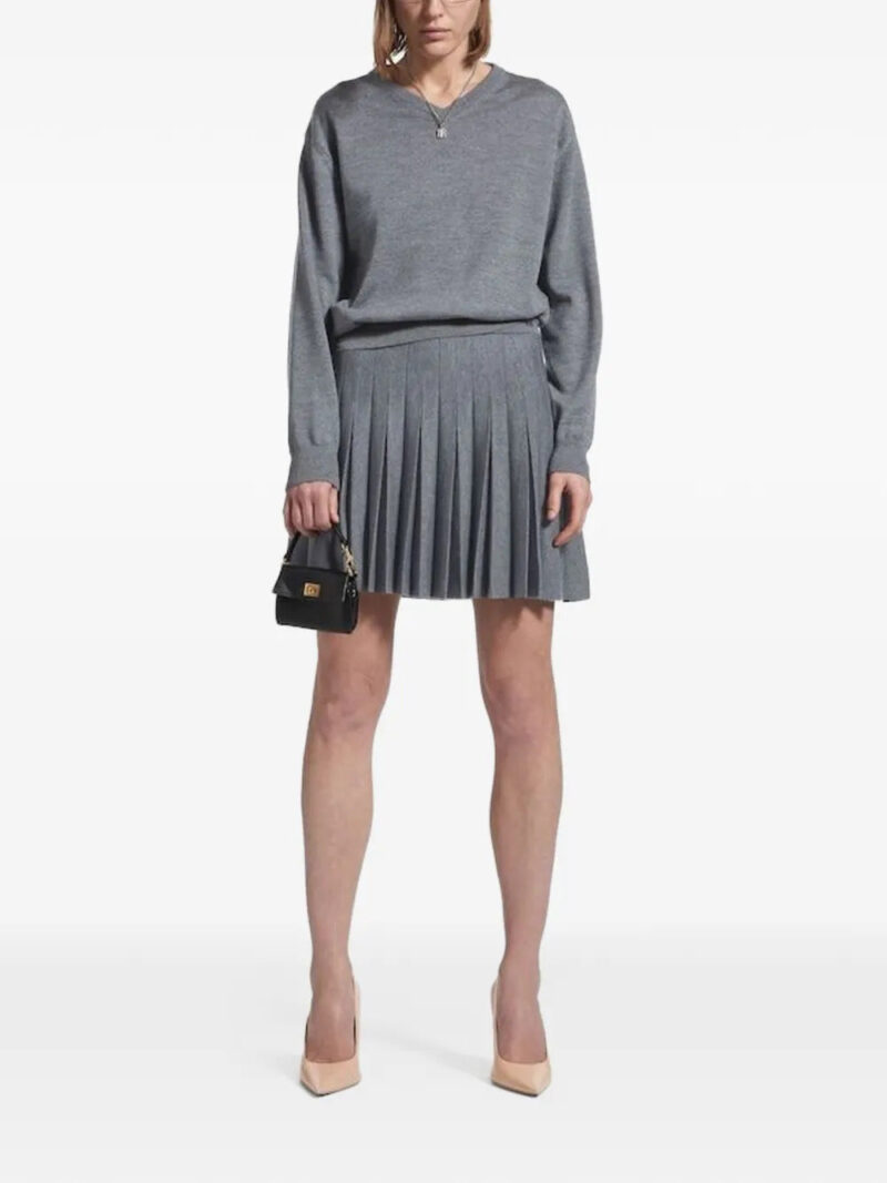 Balenciaga  pleated elasticated skirt