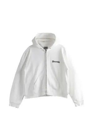 Balenciaga graphic-print zip-up hoodie