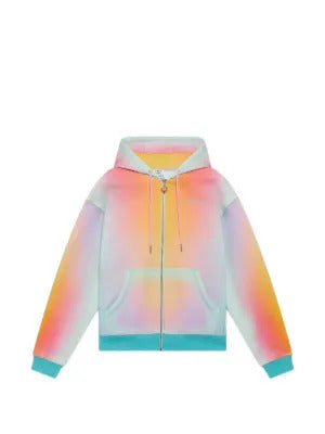 Casablanca  gradient zip-up hoodie