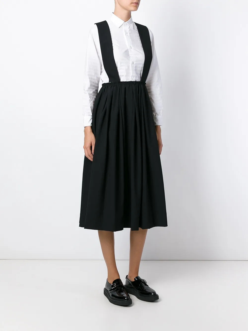 Comme Des Garçons suspenders pleated skirt - Image 3
