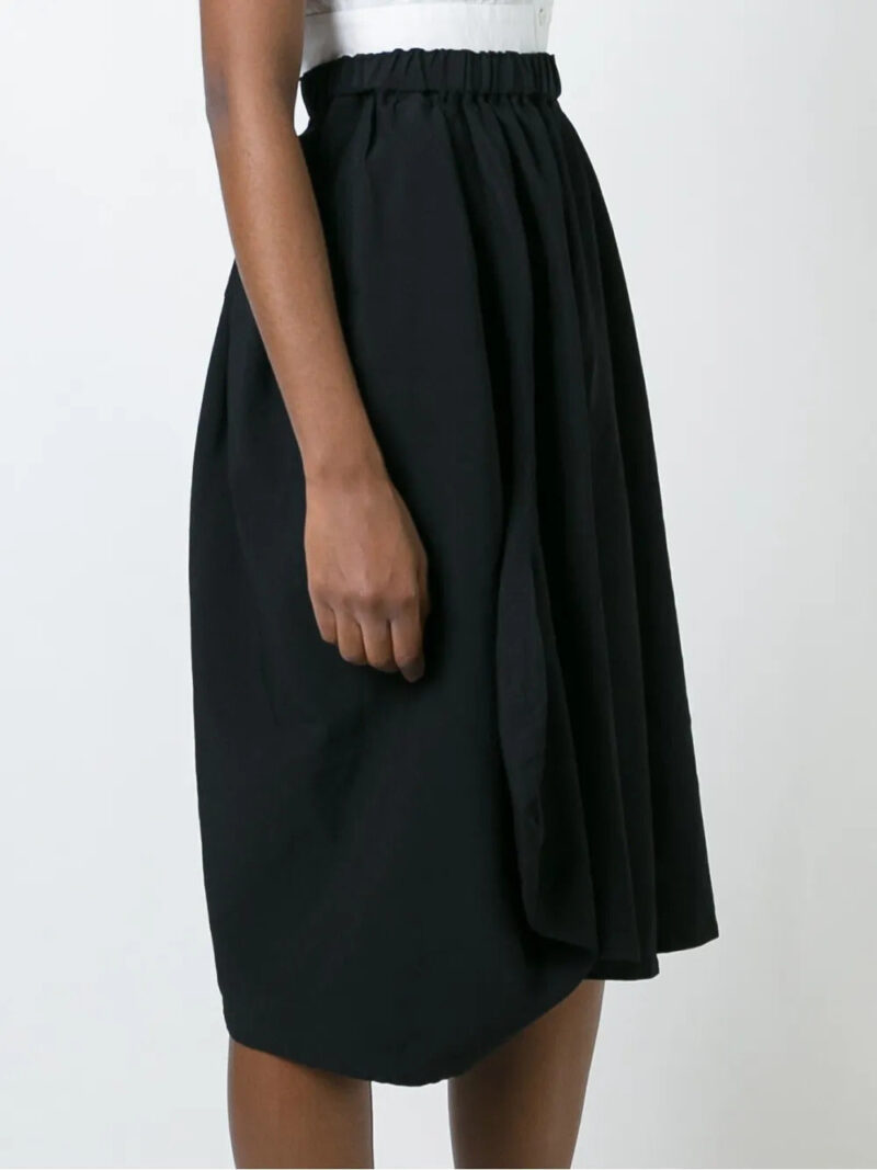 Comme Des Garçons asymmetric ruffled skirt
