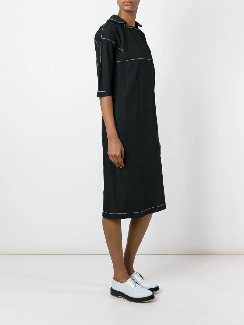 Comme Des Garçons relaxed boxy collar dress
