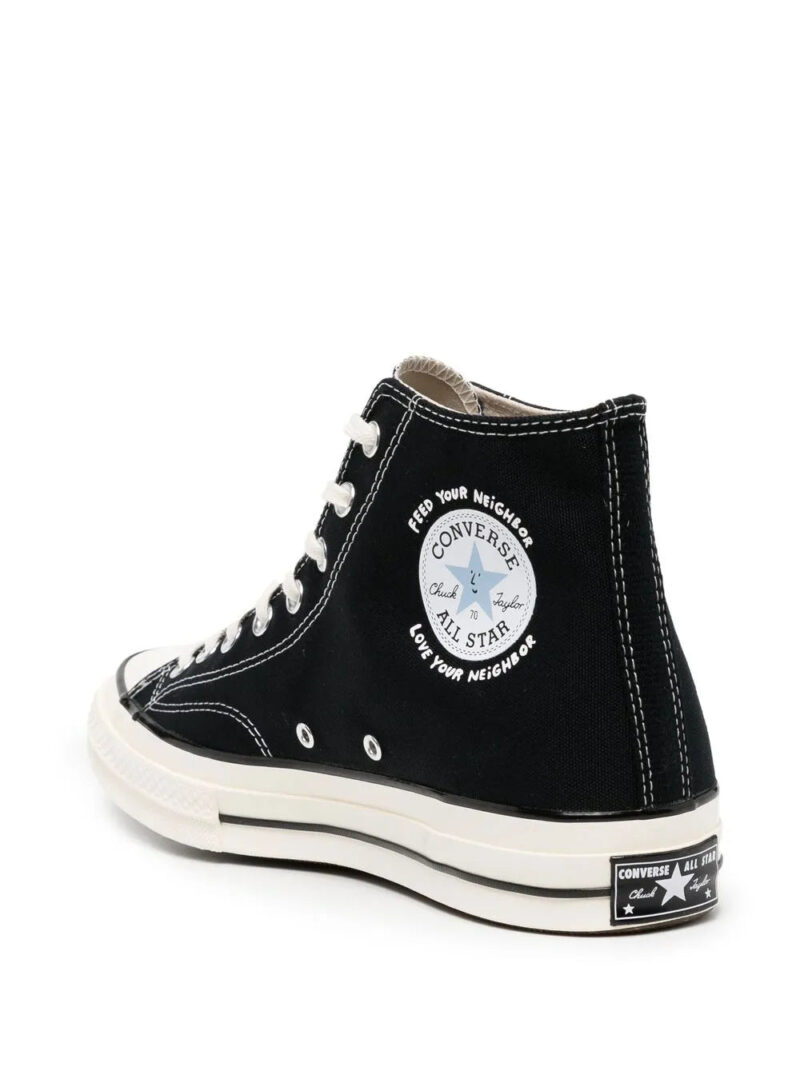 Converse  cartoon-print hi-top sneakers