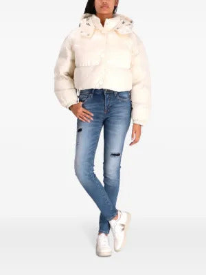 Armani Exchange  distressed skinny jeans