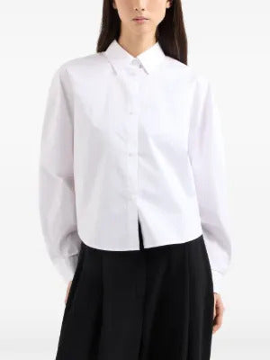 Armani Exchange  logo-embroidered shirt